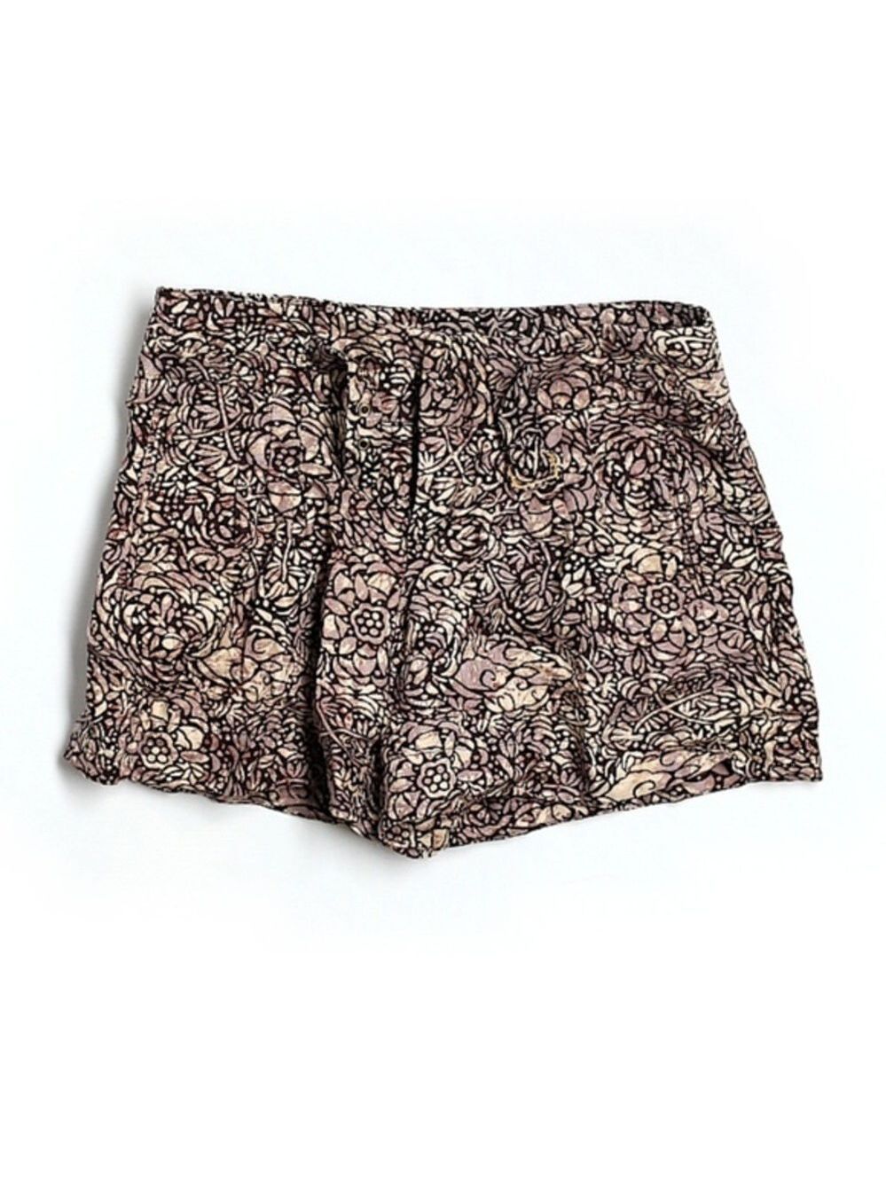 Urban Outfitters Brown Print Dress Shorts